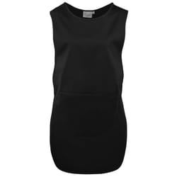 Premier Ladies/Womens Long Length Pocket Tabard / Workwear - S, Black
