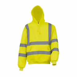 Yoko Mens High Visibility Pull-Over Hoodie - S, Yellow
