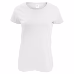 Fruit Of The Loom Womens/Ladies Short Sleeve Lady-Fit Original T-Shirt - L, White