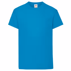Fruit Of The Loom Childrens/Kids Original Short Sleeve T-Shirt - 12-13 Years, Azure Blue