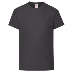 Fruit Of The Loom Childrens/Kids Original Short Sleeve T-Shirt - 12-13 Years, Black