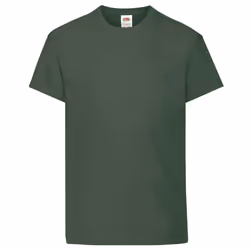 Fruit Of The Loom Childrens/Kids Original Short Sleeve T-Shirt - 12-13 Years, Bottle Green
