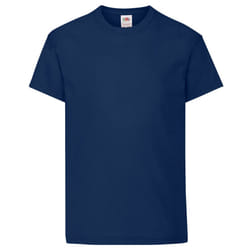 Fruit Of The Loom Childrens/Kids Original Short Sleeve T-Shirt - 12-13 Years, Deep Navy