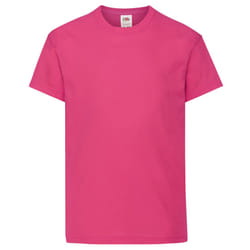 Fruit Of The Loom Childrens/Kids Original Short Sleeve T-Shirt - 12-13 Years, Fuchsia