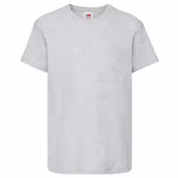Fruit Of The Loom Childrens/Kids Original Short Sleeve T-Shirt - 7-8 Years, Heather Grey