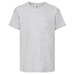 Fruit Of The Loom Childrens/Kids Original Short Sleeve T-Shirt - 12-13 Years, Heather Grey