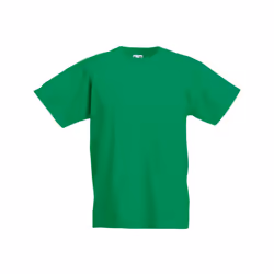 Fruit Of The Loom Childrens/Teens Original Short Sleeve T-Shirt - 14-15 Years, Kelly Green