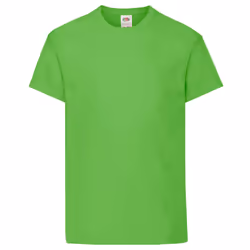 Fruit Of The Loom Childrens/Kids Original Short Sleeve T-Shirt - 12-13 Years, Lime