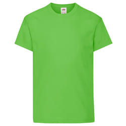 Fruit Of The Loom Childrens/Kids Original Short Sleeve T-Shirt - 12-13 Years, Lime