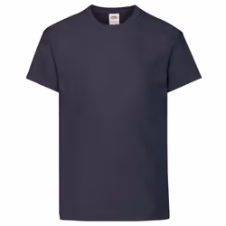 Fruit Of The Loom Childrens/Kids Original Short Sleeve T-Shirt - 12-13 Years, Navy