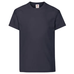 Fruit Of The Loom Childrens/Kids Original Short Sleeve T-Shirt - 12-13 Years, Navy