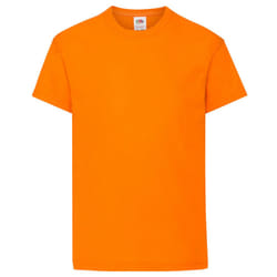 Fruit Of The Loom Childrens/Kids Original Short Sleeve T-Shirt - 12-13 Years, Orange