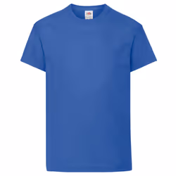 Fruit Of The Loom Childrens/Kids Original Short Sleeve T-Shirt - 12-13 Years, Royal Blue