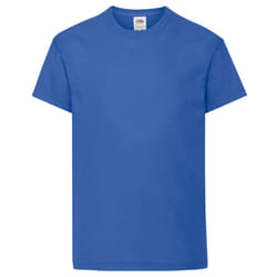 Fruit Of The Loom Childrens/Kids Original Short Sleeve T-Shirt - 12-13 Years, Royal Blue
