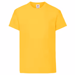 Fruit Of The Loom Childrens/Kids Original Short Sleeve T-Shirt - 12-13 Years, Sunflower
