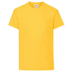 Fruit Of The Loom Childrens/Kids Original Short Sleeve T-Shirt - 12-13 Years, Sunflower