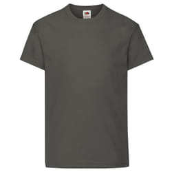 Fruit Of The Loom Childrens/Kids Original Short Sleeve T-Shirt - 12-13 Years, Light Graphite