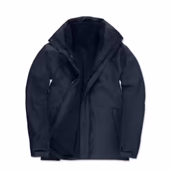 B&C Mens Corporate 3-In-1 Hooded Parka Jacket