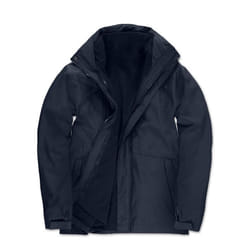 B&C Mens Corporate 3-In-1 Hooded Parka Jacket