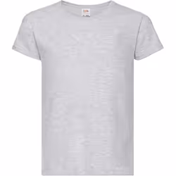 Fruit Of The Loom Girls Childrens Valueweight Short Sleeve T-Shirt - 7-8, Heather Grey