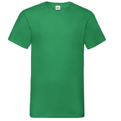 Fruit Of The Loom Mens Valueweight V-Neck, Short Sleeve T-Shirt - S, Kelly Green
