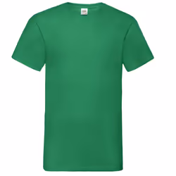 Fruit Of The Loom Mens Valueweight V-Neck, Short Sleeve T-Shirt - M, Kelly Green