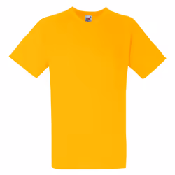 Fruit Of The Loom Mens Valueweight V-Neck, Short Sleeve T-Shirt - S, Sunflower