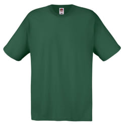 Fruit Of The Loom Mens Screen Stars Original Full Cut Short Sleeve T-Shirt - L, Bottle Green