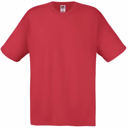 Fruit Of The Loom Mens Screen Stars Original Full Cut Short Sleeve T-Shirt - L, Brick Red