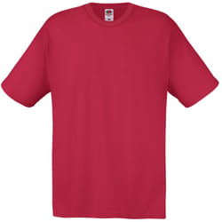 Fruit Of The Loom Mens Screen Stars Original Full Cut Short Sleeve T-Shirt - L, Brick Red