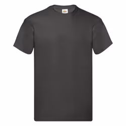 Fruit Of The Loom Mens Screen Stars Original Full Cut Short Sleeve T-Shirt - XL, Light Graphite