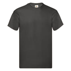 Fruit Of The Loom Mens Screen Stars Original Full Cut Short Sleeve T-Shirt - XL, Light Graphite