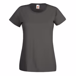 Fruit Of The Loom Ladies/Womens Lady-Fit Valueweight Short Sleeve T-Shirt - S, Light Graphite