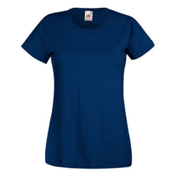 Fruit Of The Loom Ladies/Womens Lady-Fit Valueweight Short Sleeve T-Shirt - 2XL, Navy