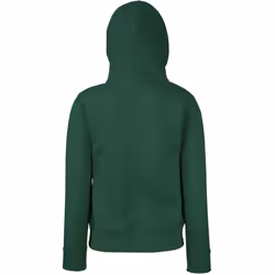 Fruit Of The Loom Ladies Lady Fit Hooded Sweatshirt / Hoodie - S, Bottle Green