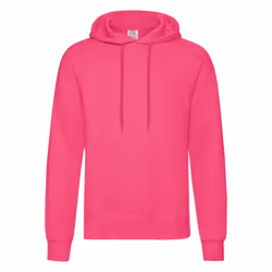 Fruit Of The Loom Mens Hooded Sweatshirt / Hoodie - XL, Fuchsia
