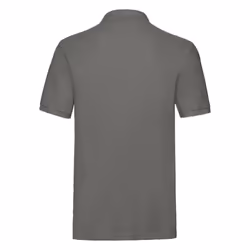 Fruit Of The Loom Premium Mens Short Sleeve Polo Shirt - XL, Light Graphite