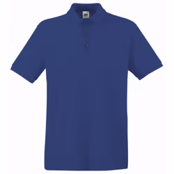 Fruit Of The Loom Premium Mens Short Sleeve Polo Shirt - 2XL, Navy