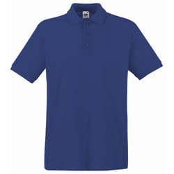 Fruit Of The Loom Premium Mens Short Sleeve Polo Shirt - 2XL, Navy