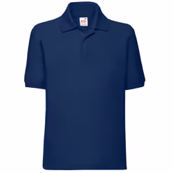 Fruit Of The Loom Childrens/Kids Unisex 65/35 Pique Polo Shirt - 12-13, Navy