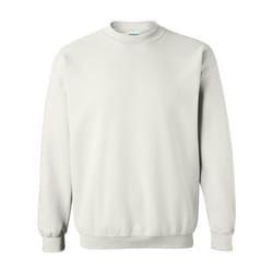 Gildan Heavy Blend Unisex Adult Crewneck Sweatshirt - 4XL, White