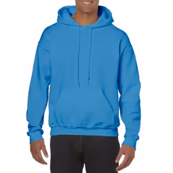 Gildan Heavy Blend Adult Unisex Hooded Sweatshirt / Hoodie - M, Sapphire
