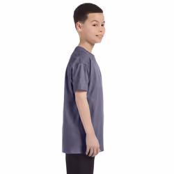 Gildan Youth Unisex Heavy Cotton T-Shirt - M, Graphite Heather