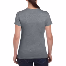 Gildan Ladies/Womens Heavy Cotton Missy Fit Short Sleeve T-Shirt - XL, Graphite Heather