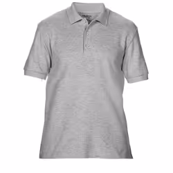 Gildan Mens Premium Cotton Sport Double Pique Polo Shirt - 3XL, Sport Grey