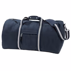 Quadra Vintage Canvas Holdall Duffle Bag - 45 Litres - One Size, Vintage Oxford Navy