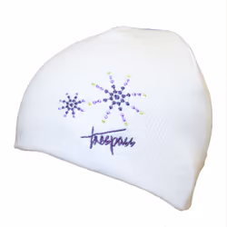 Trespass Childrens Girls Sparkle Knitted Beanie Hat - 2/4 Years, White