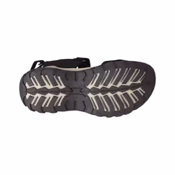 PDQ Womens/Ladies Toggle & Touch Fastening Sports Sandals - 3 UK, Black