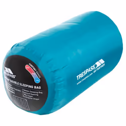 Trespass Catnap 3 Season Double Sleeping Bag - One Size, Jade