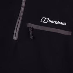 Berghaus Prism 2.0 Micro Fleece Polartec Womens Half Zip Outdoor Top Black - Black, 12